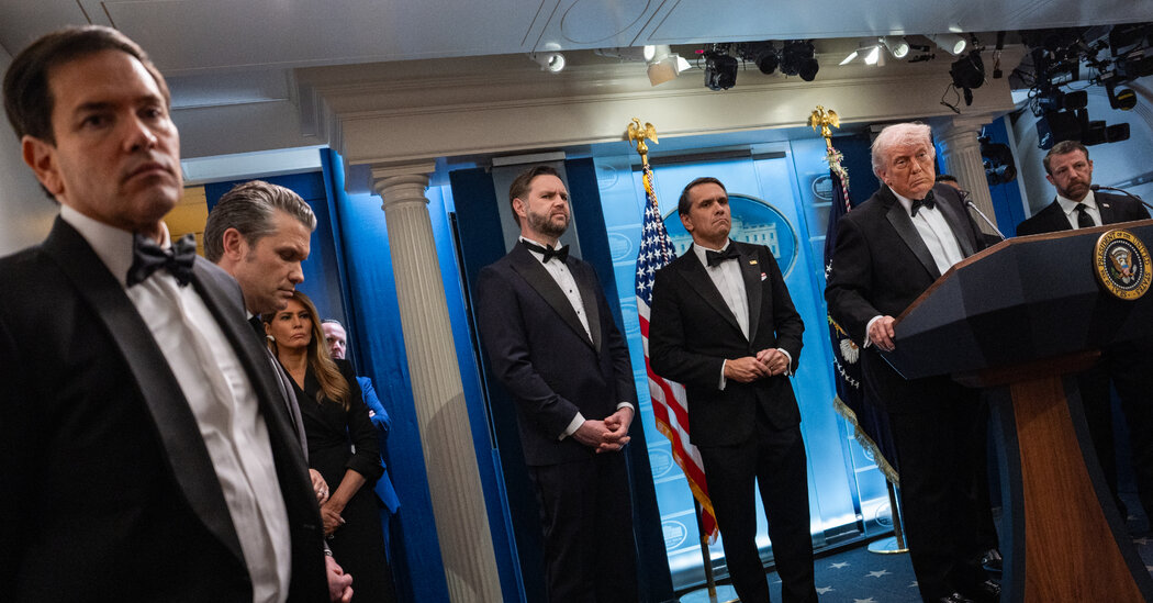 Trump Describes His Mind-Set After Shooting at White House Correspondents’ Dinner