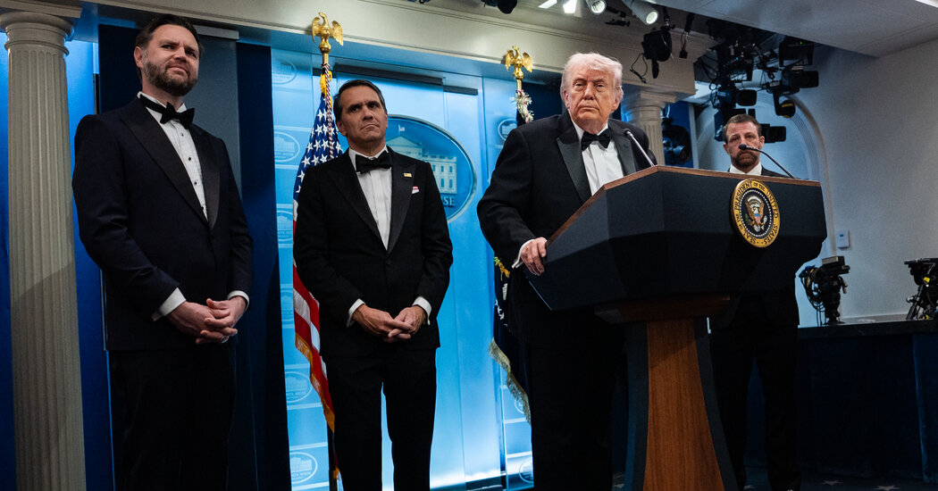 Live Updates: Trump Says Correspondents' Dinner Gunman Wrote 'Manifesto' Before Shooting