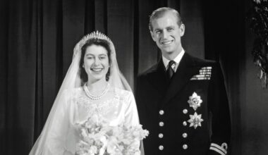 Queen Elizabeth's Norman Hartnell wedding gown is featured in the new show at The King's Gallery, Buckingham Palace.