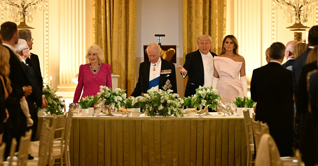 See the Menu for the British Royal State Dinner