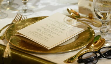 See the Menu for the British Royal State Dinner