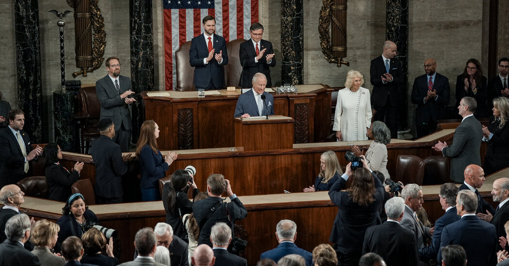 Live Updates: King Charles Stresses Cooperation in Speech to Congress