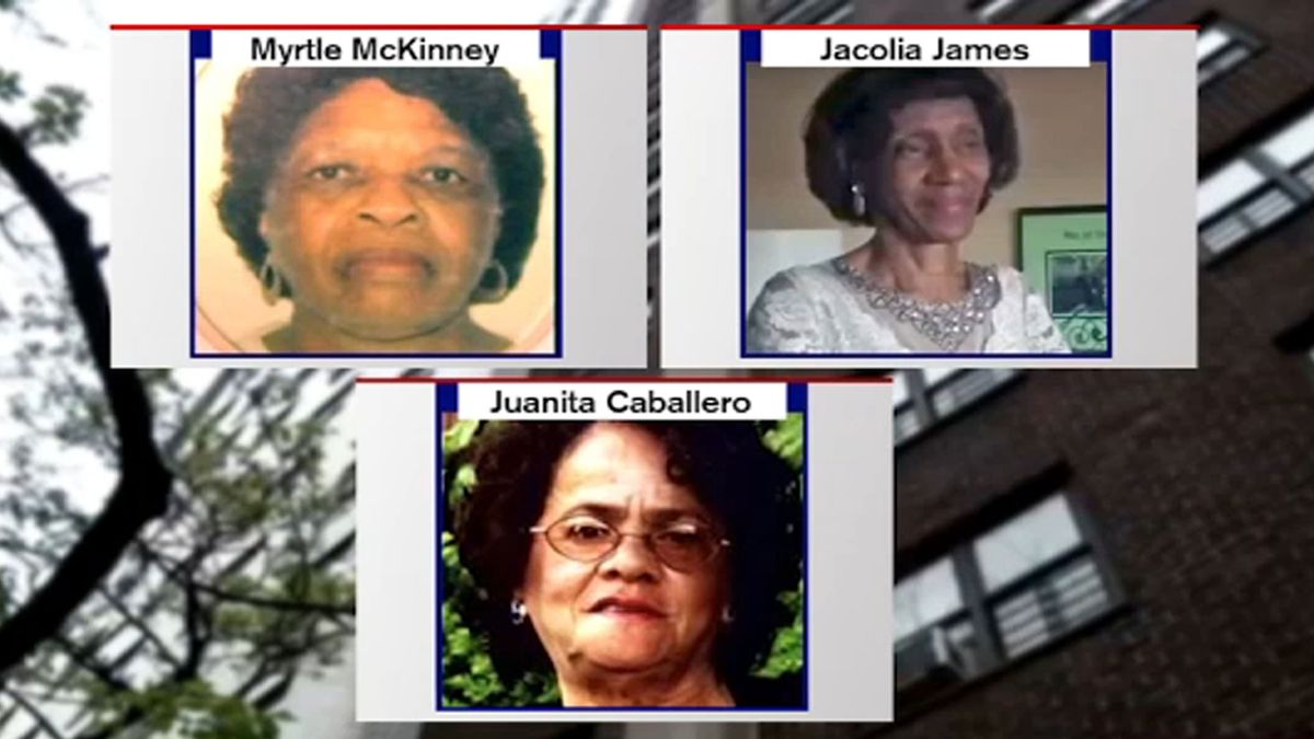 Kevin Gavin, is charged with the deaths of Juanita Caballero, Myrtle McKinney and Jacolia James