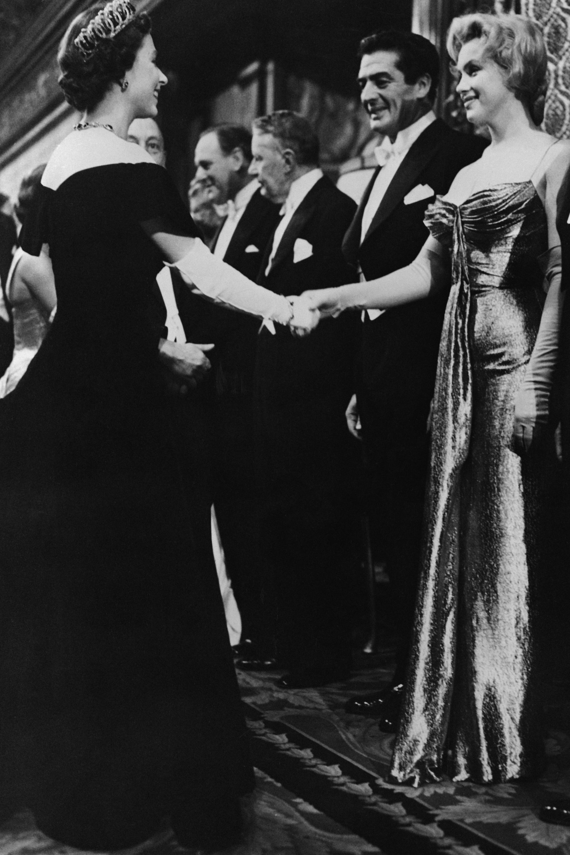 Marilyn Monroe Meet Queen Elizabeth II