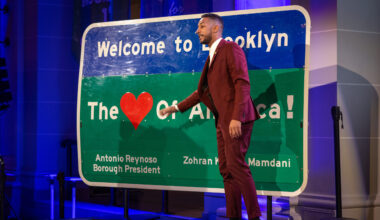 Brooklyn Borough President Antonio Reynoso delivered the State of the Borough address at the Brooklyn Museum on April 16, 2026. Photo: Joel Cruz/Office of the Brooklyn Borough President