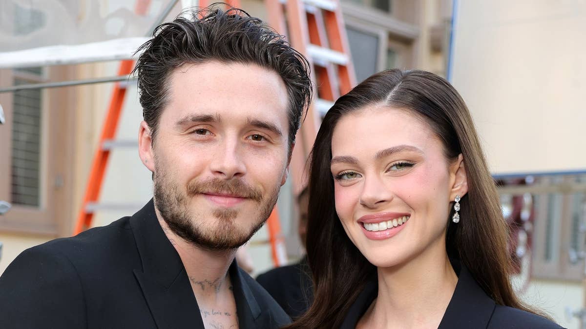 Brooklyn Beckham takes veiled dig at his family in gushing anniversary tribute to wife Nicola Peltz