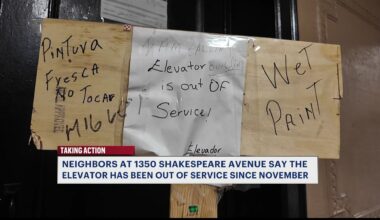 News 12 | Bronx | Broken Elevator Traps Senior Residents Inside Highbridge Building With Multiple Violations