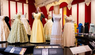 Queen Elizabeth’s Most Striking Ballgowns Are Now on Display in New Exhibit