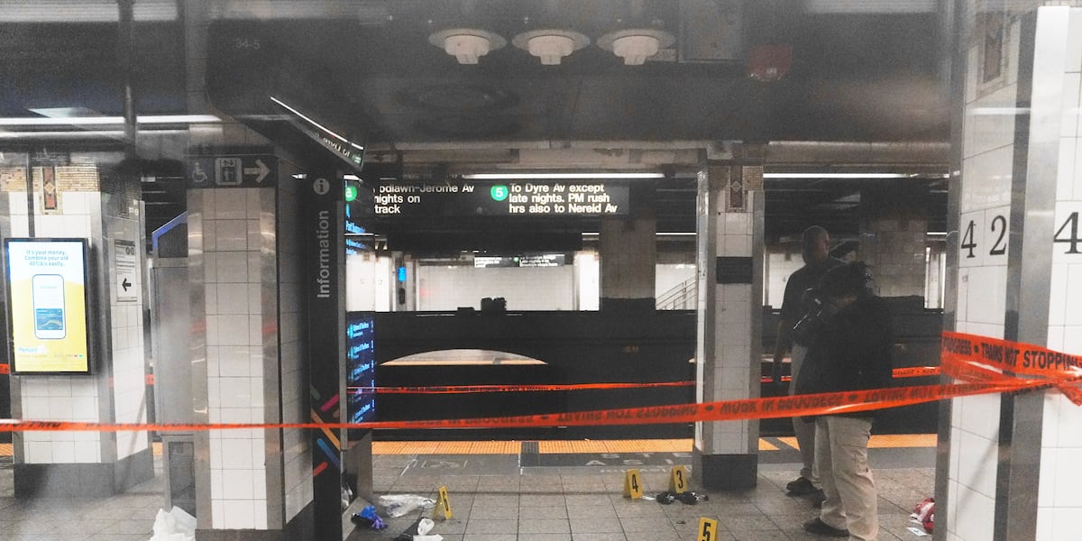 Officers shoot knife-wielding man after 3 people stabbed on New York subway