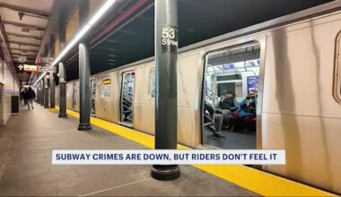 News 12 | Brooklyn | NYPD: Subway crime down slightly as commuters voice mixed feelings about safety