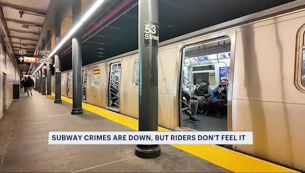 News 12 | Brooklyn | NYPD: Subway crime down slightly as commuters voice mixed feelings about safety