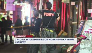 News 12 | Bronx | 3 People Injured In Fire On Morris Park Avenue In Van Nest