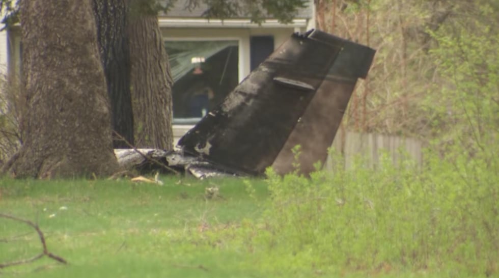 Two people were killed in a plane crash in Brooklyn Park on Saturday