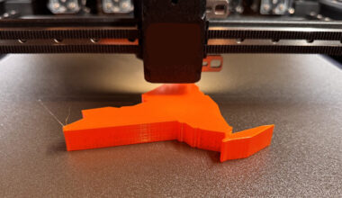 3D printer makes a map of NY