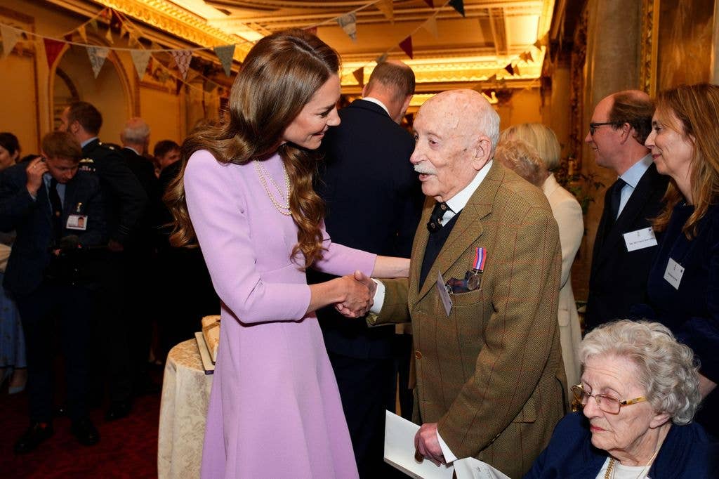 The Princess of Wales during a reception at Buckingham Palace, London, to celebrate the 100th anniversary of Queen Elizabeth II's birth