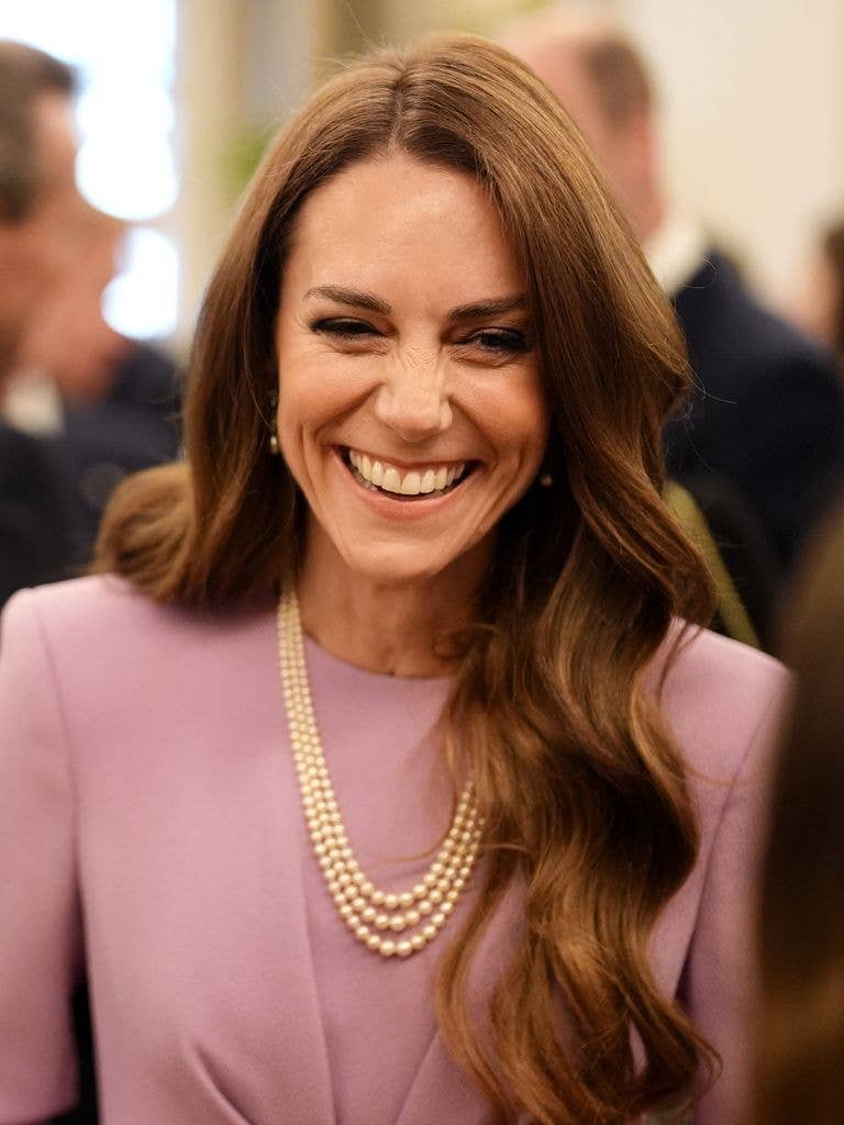 A photo of Kate Middleton laughing