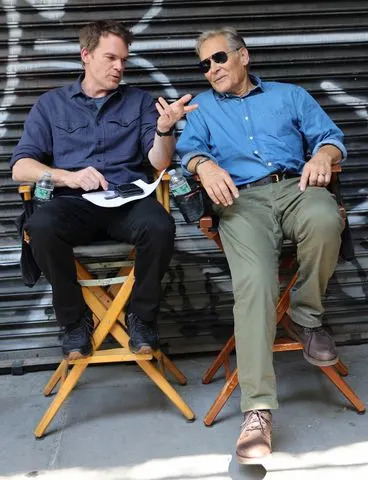 Michael C. Hall and James RemarCredit: Jose Perez/Bauer-Griffin/GC Images