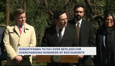 News 12 | Brooklyn | Mayor Mamdani, DCWP hold delivery app HungryPanda accountable for 'bamboozling' small businesses
