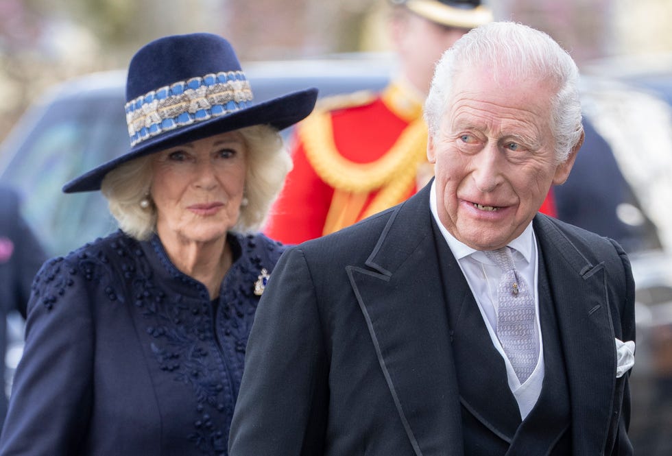 King Charles III And Queen Camilla Attend The Royal Maundy Service At St Asaph Cathedral
