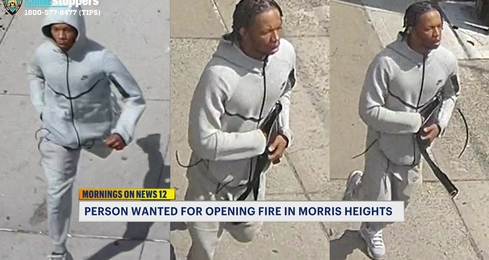 News 12 | Bronx | Person Wanted For Firing Shots At Man In Morris Heights