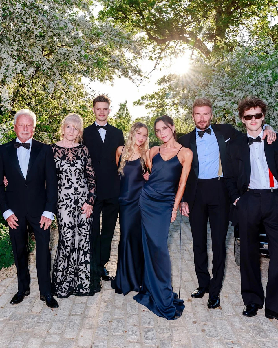 However, the aspiring chef issued a scathing statement in January, making it clear he wasn’t looking to reunite with his family (pictured here in a social media shot). David Beckham /Instagram