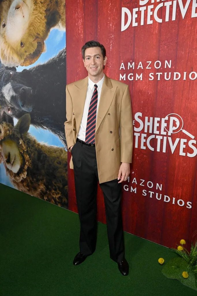 Nicholas Braun attends NY Red Carpet and Premiere of Amazon MGM Studio's "The Sheep Detectives"