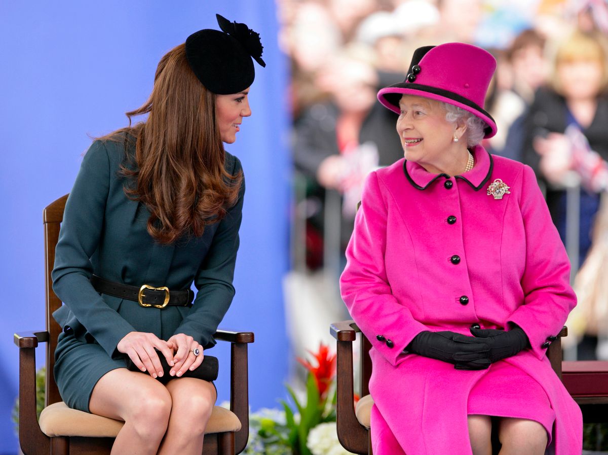 Kate and Queen Elizabeth 