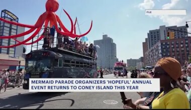 News 12 | Brooklyn | Organizers of Coney Island Mermaid Parade 'hopeful' annual event returns this year