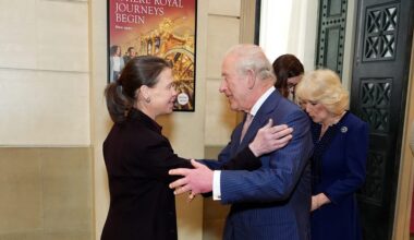 King Charles and Queen Camilla Tour Queen Elizabeth's Fashion Exhibition With Lady Sarah Chatto