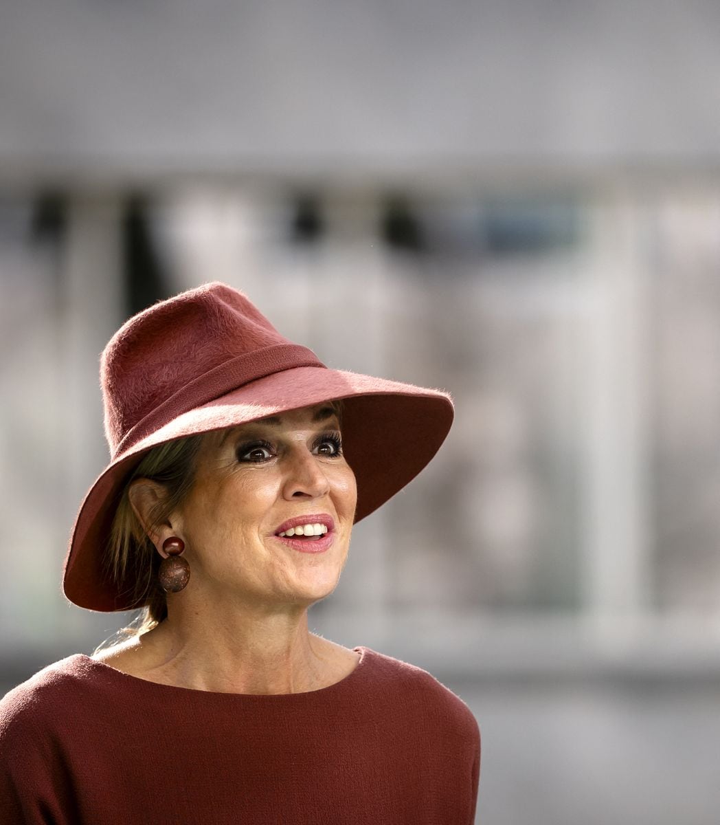 Queen Maxima showcased a bold hat in a recent outing