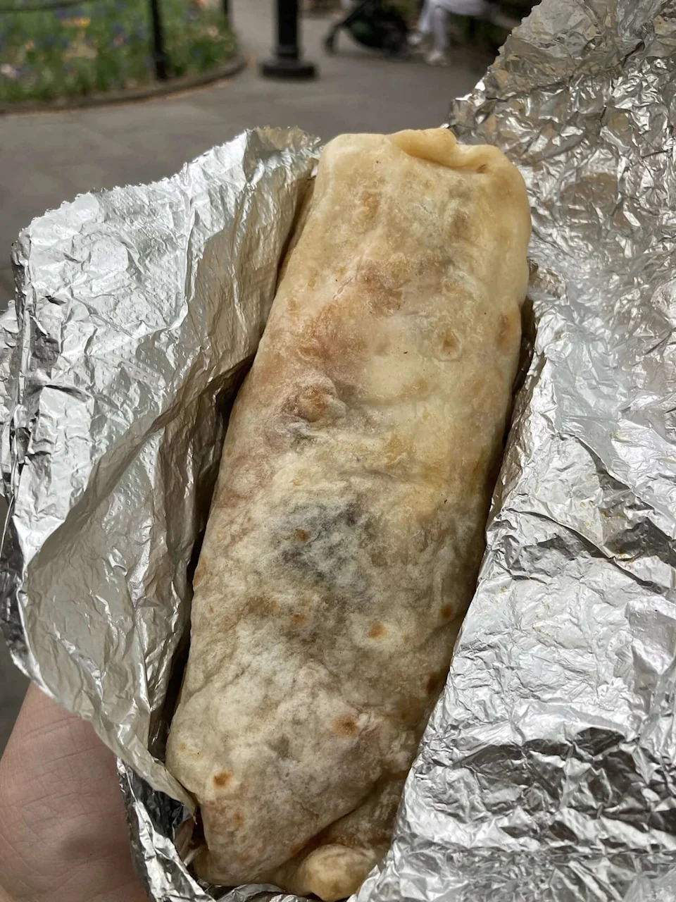 Casa Next Door, a coffee shop and eatery in Manhattan, is gaining attention for its "Austin style" breakfast burritos. (Courtesy of Reddit user @eldersveld)