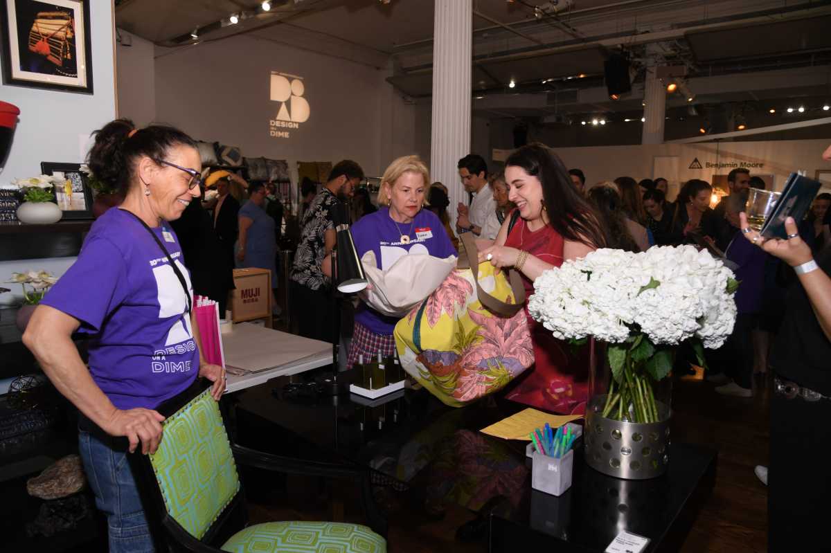 Guests attend the opening night of Housing Works' 20th Annual Design on a Dime Benefit at Metropolitan Pavilion on April 24, 2025 in New York City. (Photo by Gary Gershoff/Getty Images for Housing Works)