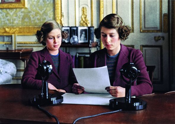 October 1940 Princesses Elizabeth and Margaret