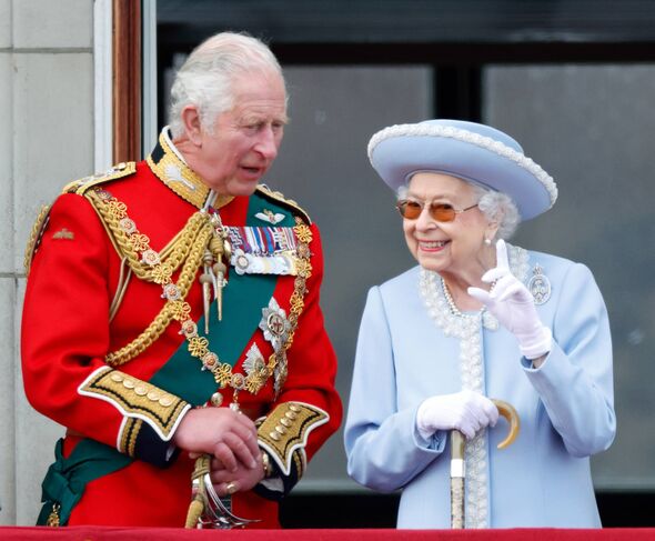 King Charles and Queen Elizabeth II 