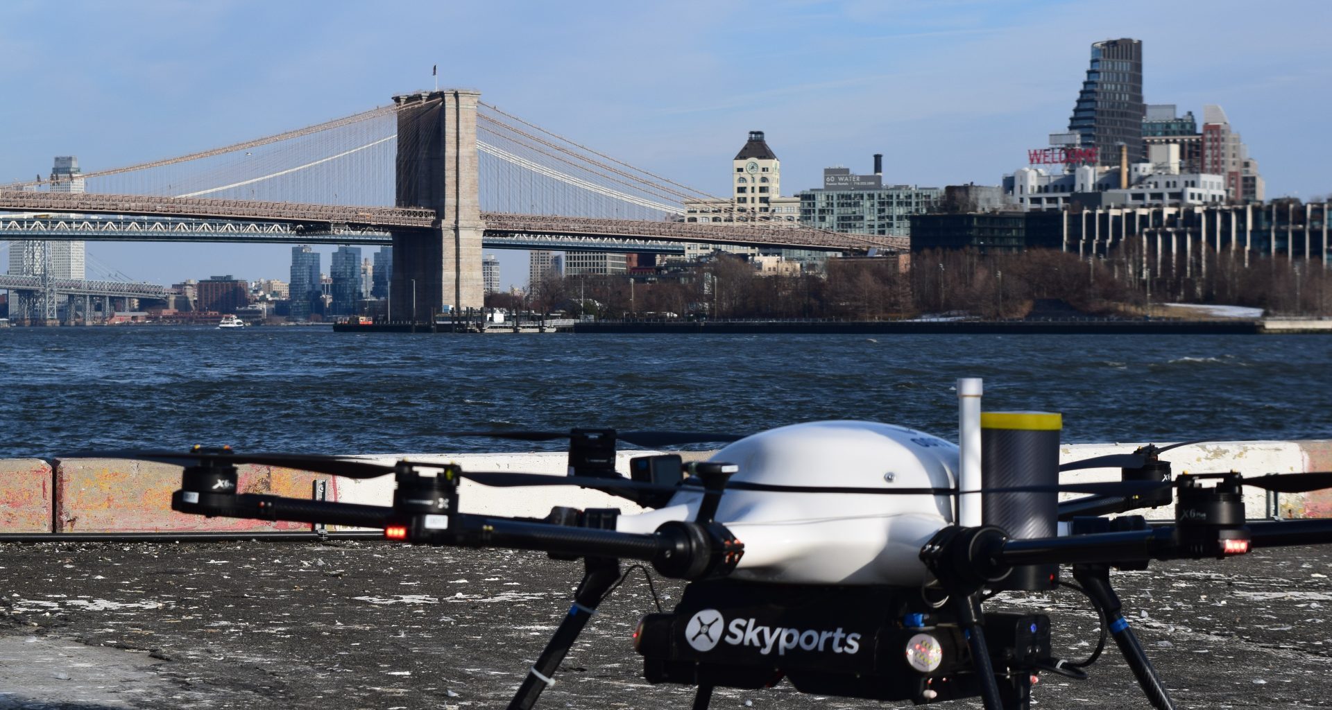 Skyports to begin year-long medical drone trial in New York