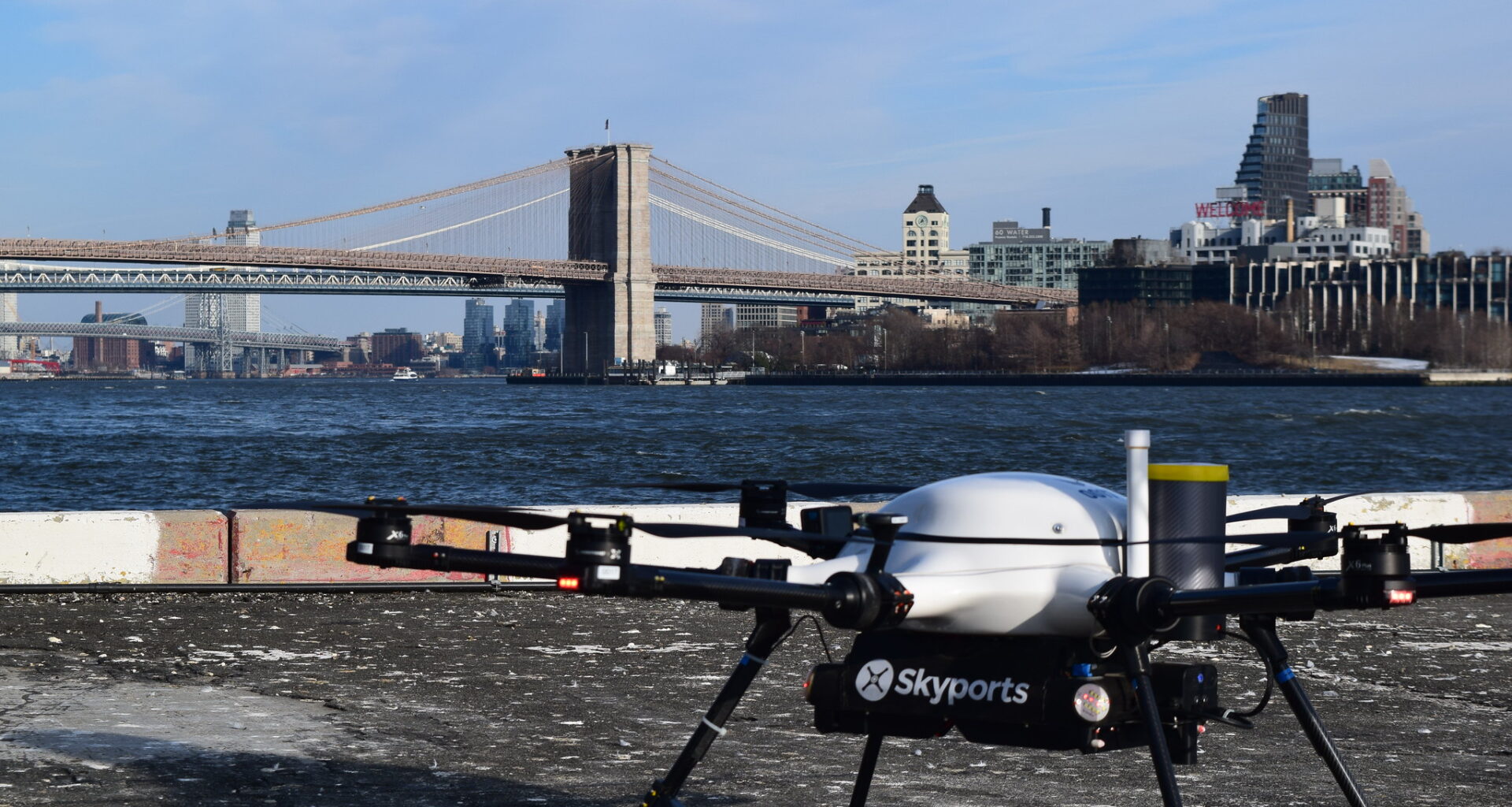 New York drone trial with PANYNJ, speedbird aero and skyports