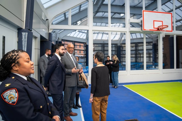 Mayor Zohran Mamdani announces the opening of New York City's first Outposted Therapeutic Housing Unit at NYC Health + Hospitals/Bellevue on Tuesday, April 7, 2026. (Ed Reed / Mayoral Photography Office)
