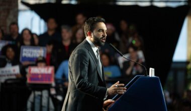 Mayor Zohran Mamdani at a rally in Queens on Sunday, April 12, 2026. (Michael Appleton/Mayoral Photography Office)
