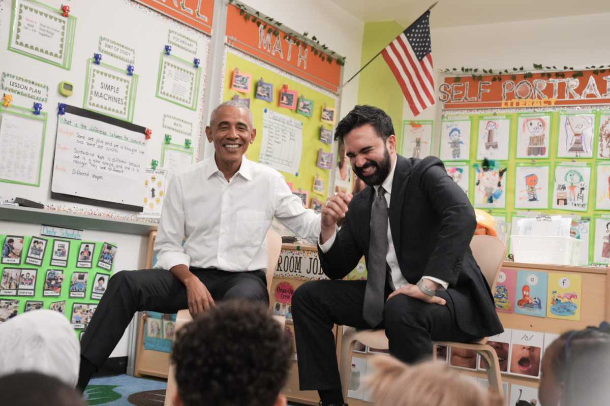 Mamdani and Obama sing to toddlers in the Bronx as mayor pushes free childcare