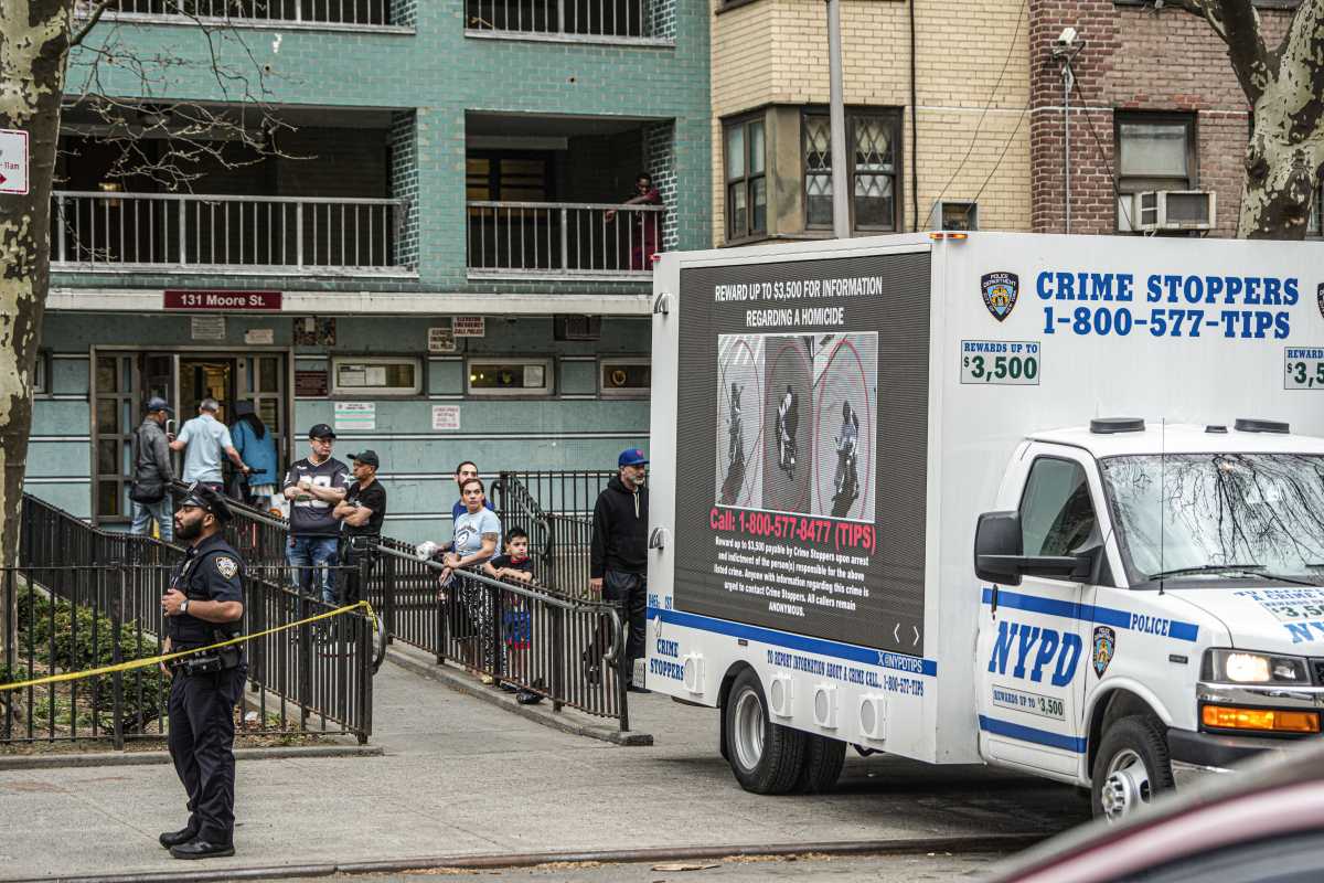 The NYPD has released photos of the suspect.