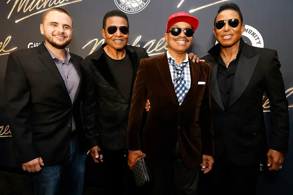 Prince Jackson, Jackie Jackson, Marlon Jackson and Jermaine JacksonCredit: Brian Ach/Getty