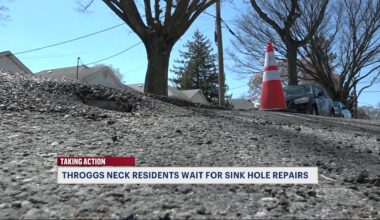 News 12 | Bronx | Dangerous And Chaotic Throggs Neck Residents Watch Sink Hole Get Worse And Worse
