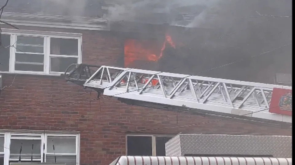 Firefighters respond to a blaze in Flushing, Queens on Monday, March 16, 2026. (Credit: FDNY)