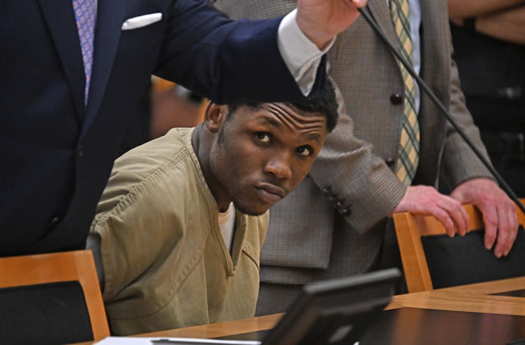 Amuri Greene, 21, allegedly told an EMT worker that he was meeting a friend when he “fell off” the scooter, court documents show. Gregory P. Mango for NY Post