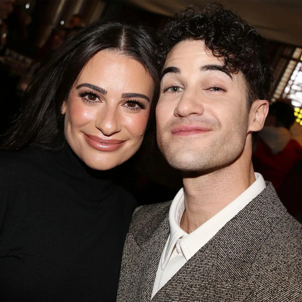 Lea Michele (left) and Darren Criss (right).Credit: Bruce Glikas/Getty