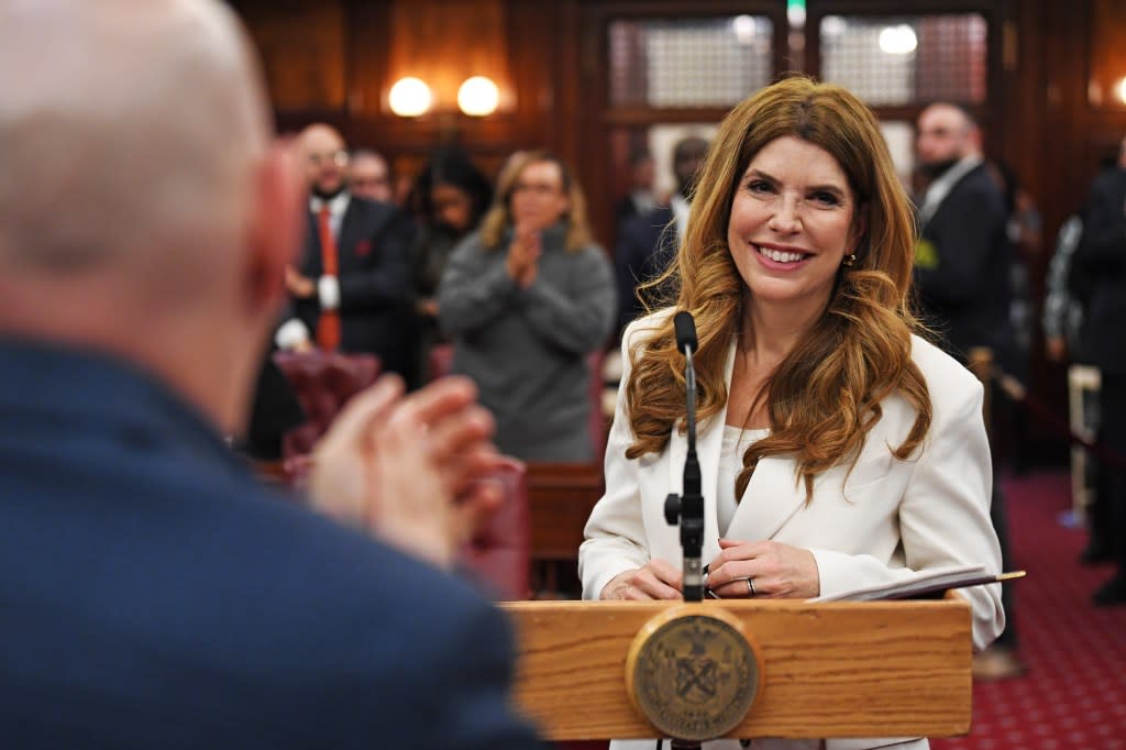 NYC Council Speaker Julie Menin, a Manhattan Democrat (in photo), Minority Leader David Carr (R-Staten Island), Deputy Speaker Nantasha Williams (D-Queens), and Councilman Frank Morano (R-Staten Island) wrote Mayor Mamdani on Friday asking him to host a parade celebrating the Artemis II crew. Matthew McDermott