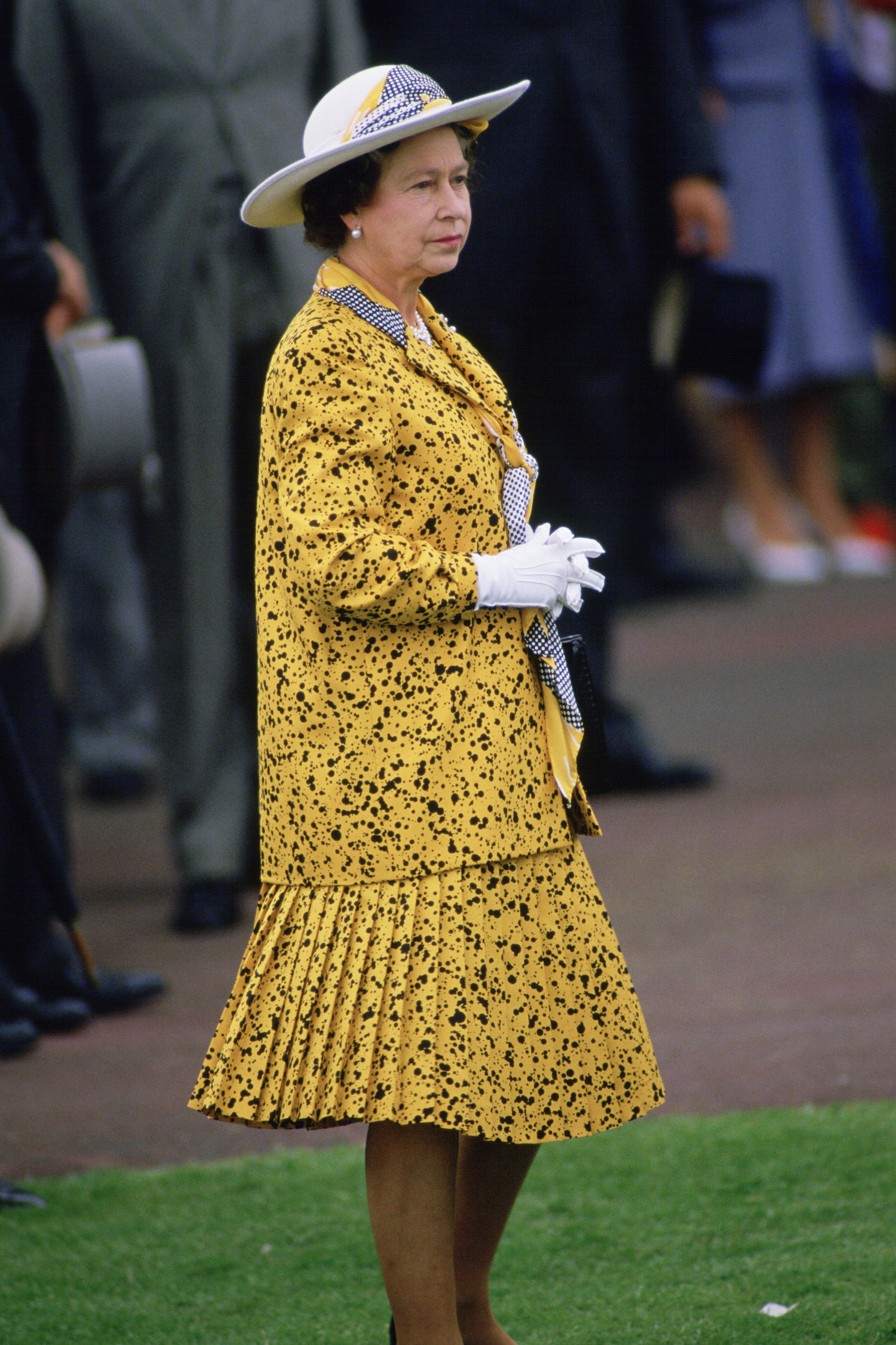 Queen Elizabeth II at the Epsom Derby