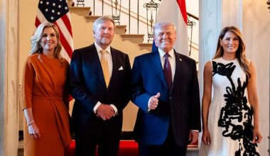 President Trump and Melania Trump Host King Willem-Alexander and Queen Máxima at the White House