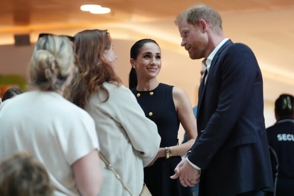 Prince Harry and Meghan Markle in Australia