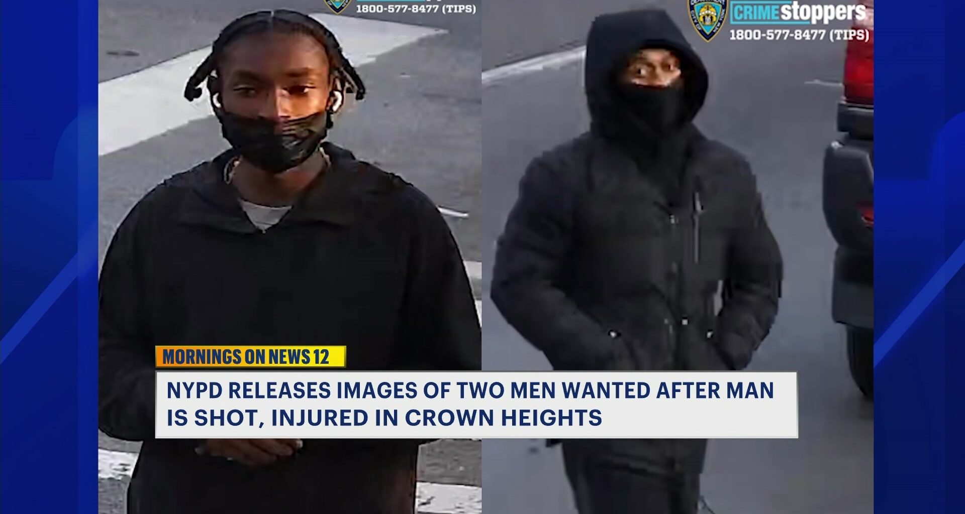 News 12 | Brooklyn | Two Men Wanted For Shooting In Crown Heights